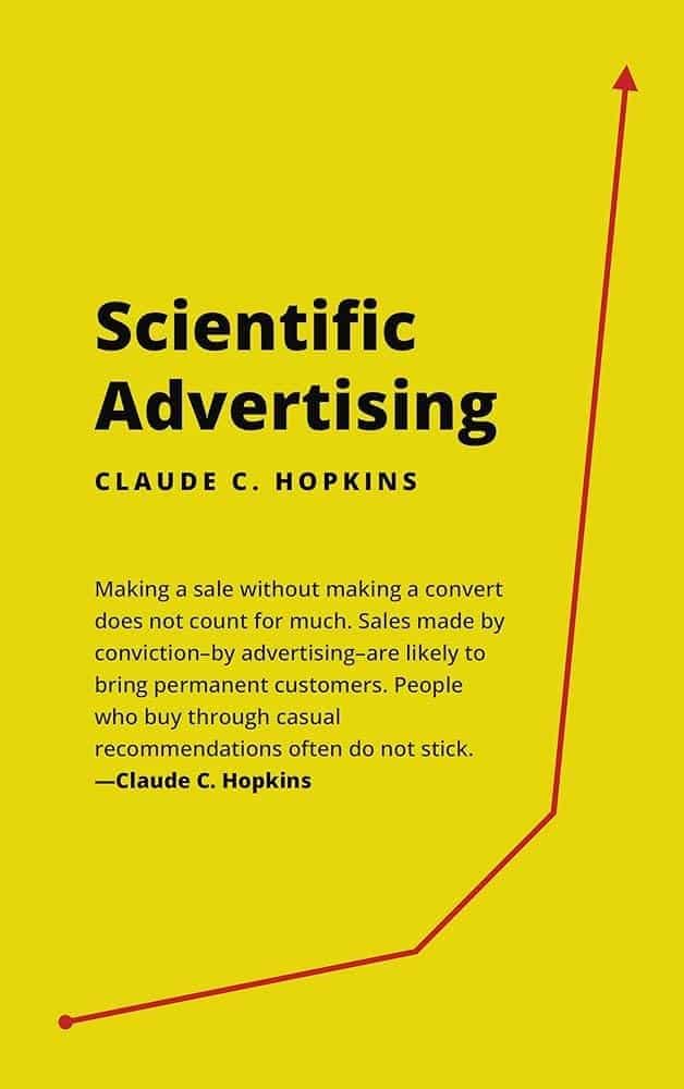 The cover of the book Scientific Advertising
