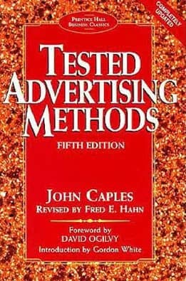The cover of the book Tested Advertising Methods